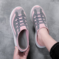 Lightweight Mesh Round Toe Knit Slippers