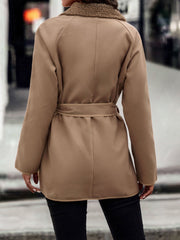 All For You Brown Long Woolen Coat