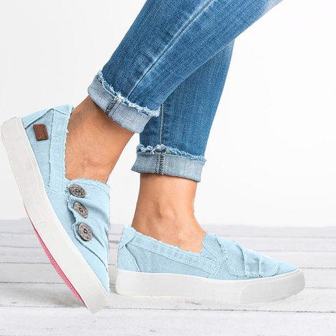 Casual Button Comfy Sneaker