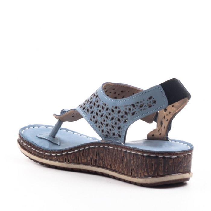 Casual Summer Thong Hollow Out Slingback Wedge Sandals