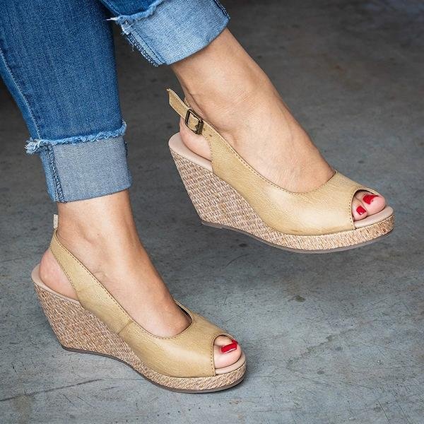 Casual Wedge Open Toe Sandals