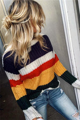 Chasing The Rainbow Striped Sweater