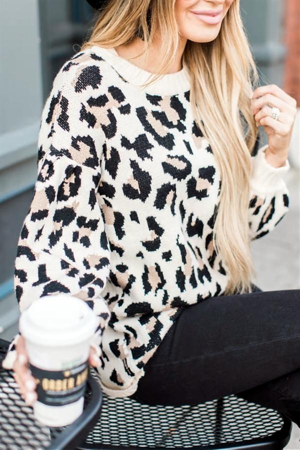 Chic Leopard Pullover