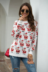 Christmas Santa Claus Plush Pullover