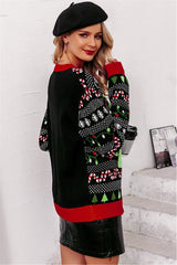 Christmas santa claus reindeer pullover