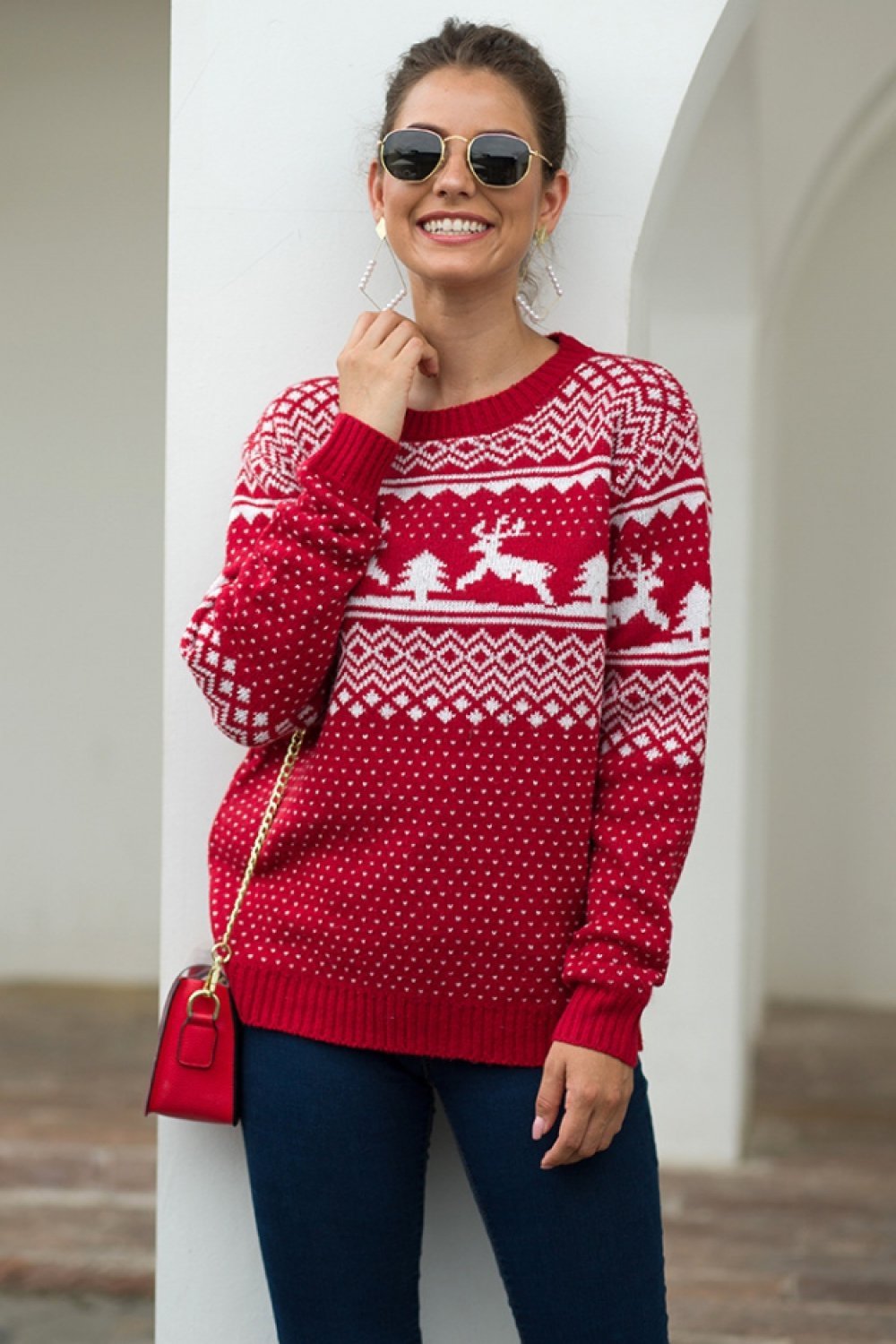 Christmas Snowflake Pullover