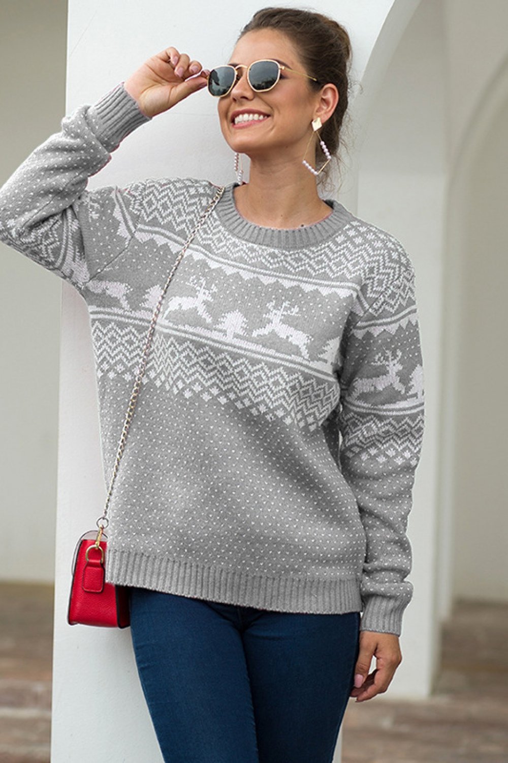 Christmas Snowflake Pullover
