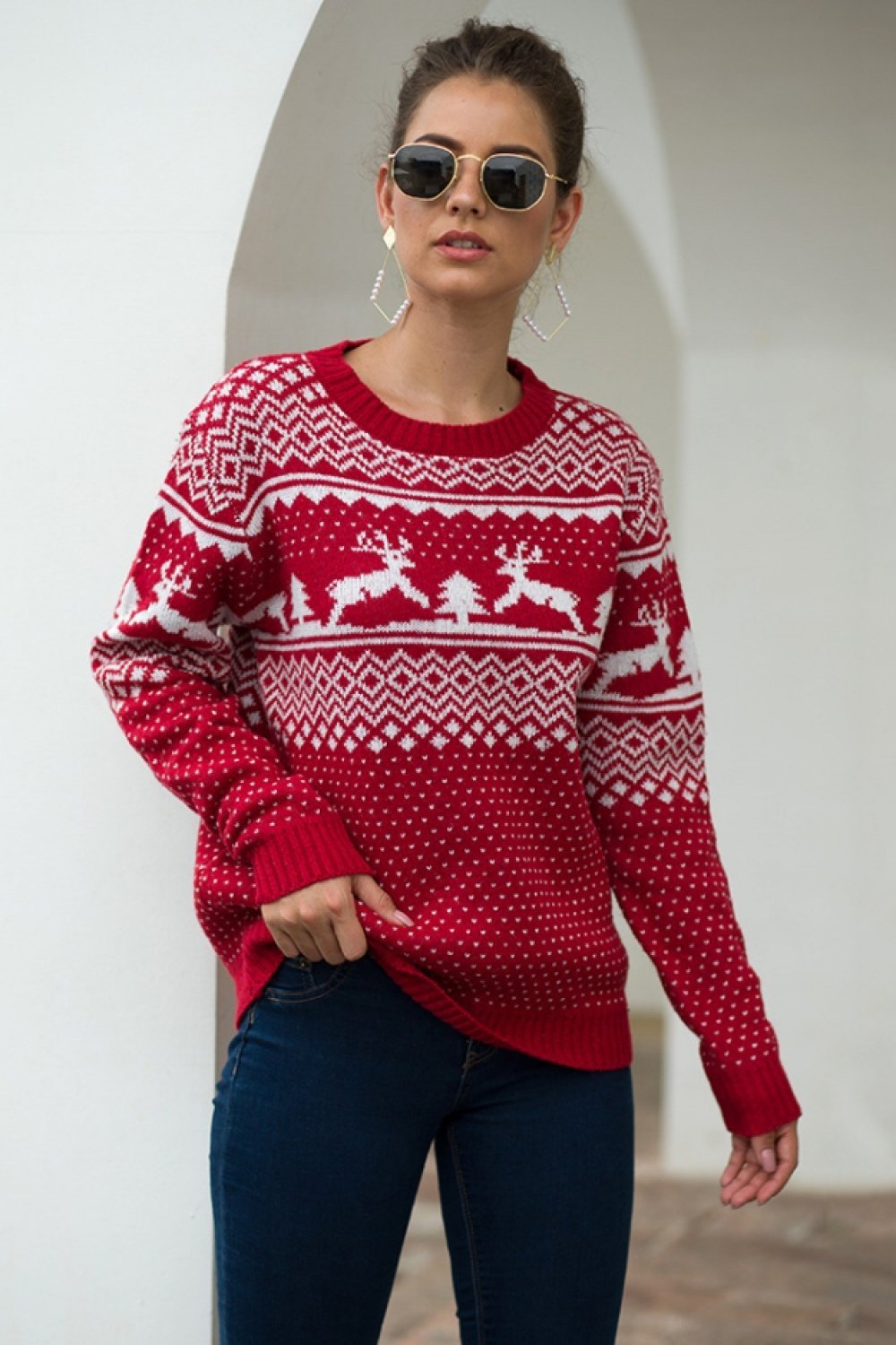 Christmas Snowflake Pullover