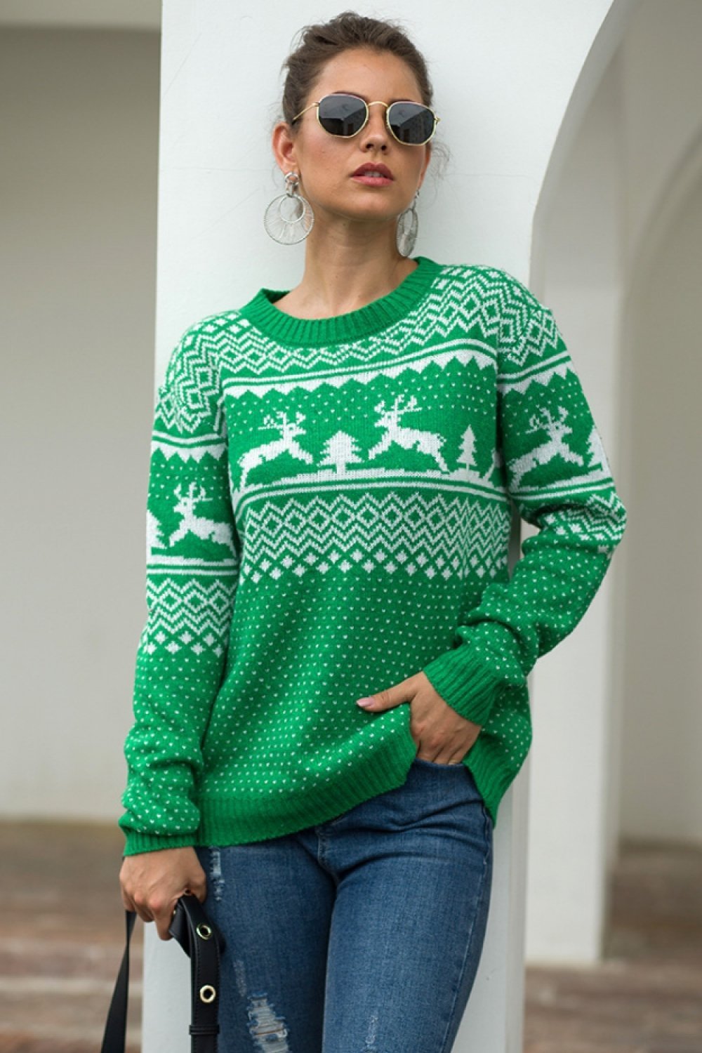 Christmas Snowflake Pullover
