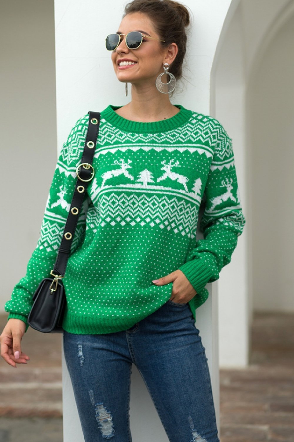 Christmas Snowflake Pullover