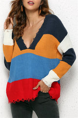 Distressed Versatile Sweater