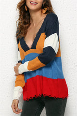 Distressed Versatile Sweater