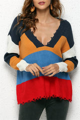 Distressed Versatile Sweater