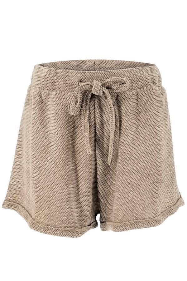 Drawstring Wide Leg Shorts
