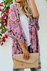 Ethnic Irregular Short Cardigan