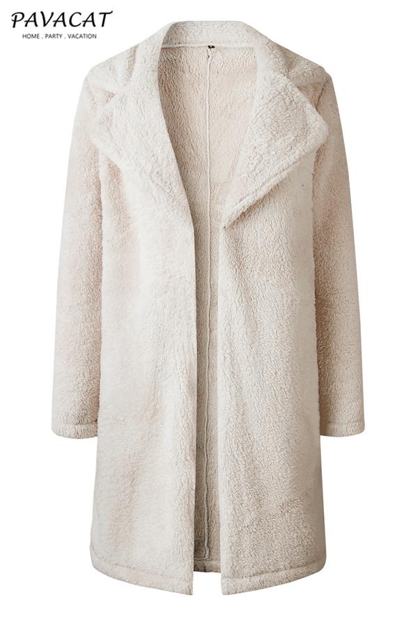 Feeling of Warmth Faux Fur Longline Coat - Beige