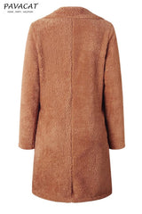 Feeling of Warmth Faux Fur Longline Coat