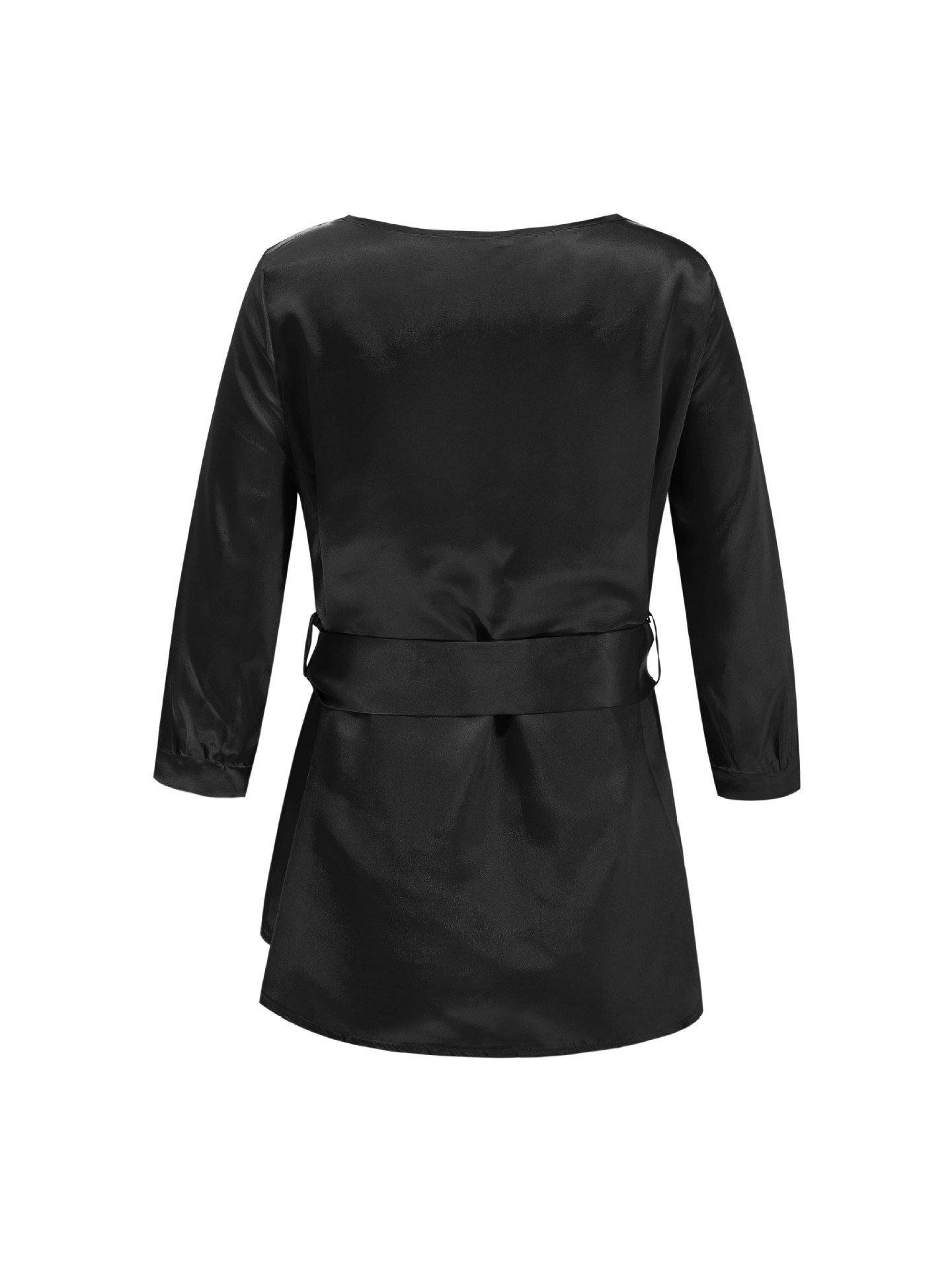 Half Sleeve Belt Top