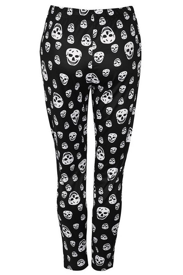 Halloween Pumpkin Lamp Printed Leggings