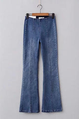 High Elastic Skinny Flare Jeans