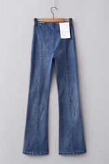 High Elastic Skinny Flare Jeans