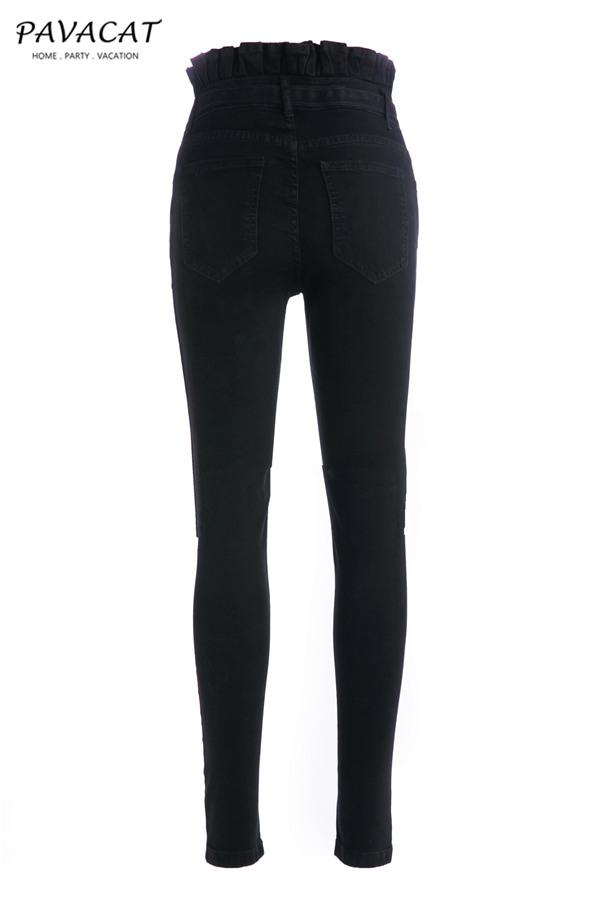 High Waisted Belt Skinny Jeans