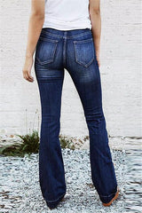 High Waisted Slim Jeans