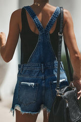 Jeans Loose Slim Sling Jumpsuit