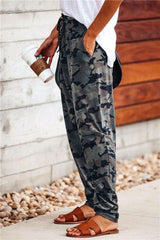 Leisure Camouflage Drawstring Pants