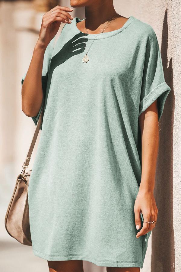 Leisure T-shirt Skirt Dress