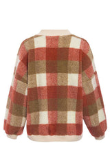 Loose Lambswool Plaid Pullover