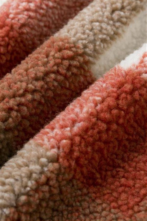 Loose Lambswool Plaid Pullover