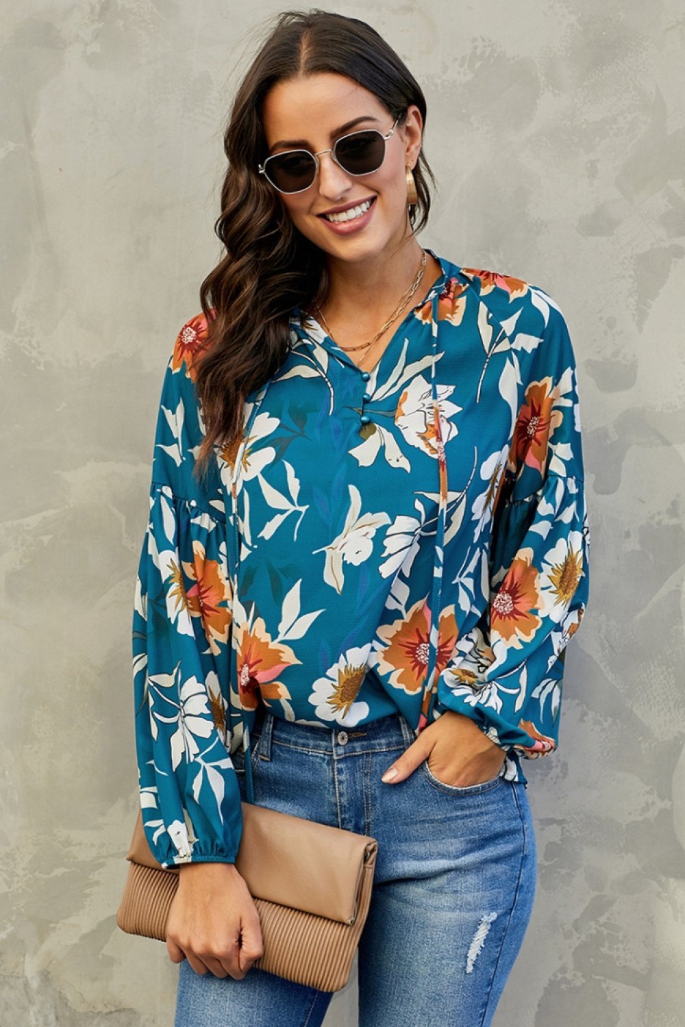 Loose Lantern Sleeve Shirt