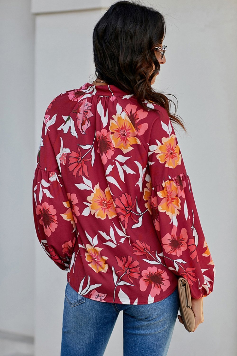 Loose Lantern Sleeve Shirt