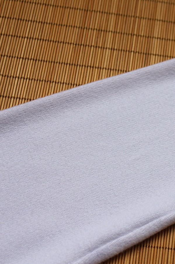 Loose V-collar Plain Long-sleeved T-shirt