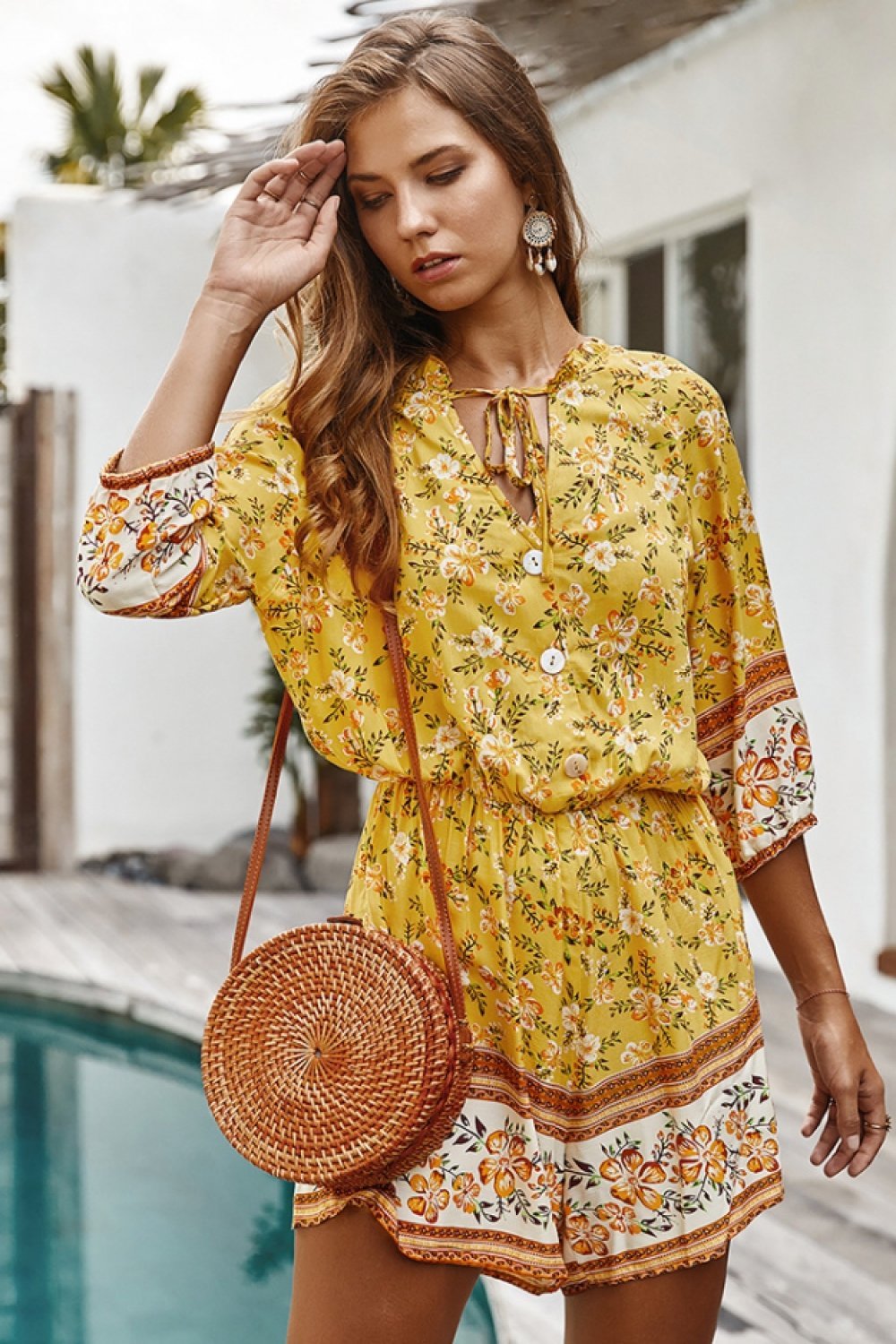 Make It Sweet Floral Romper