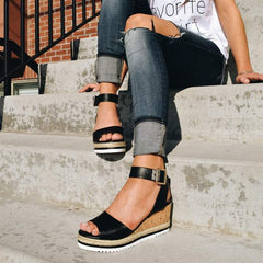 Open Toe Low Heel Holiday Sandals