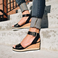 Open Toe Low Heel Holiday Sandals