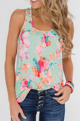 Printed T-shirt With Round Collar