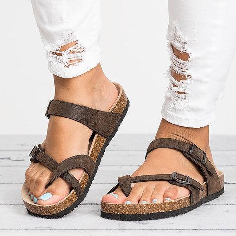 PU Slippers Casual Daily Plus Sizes Shoes