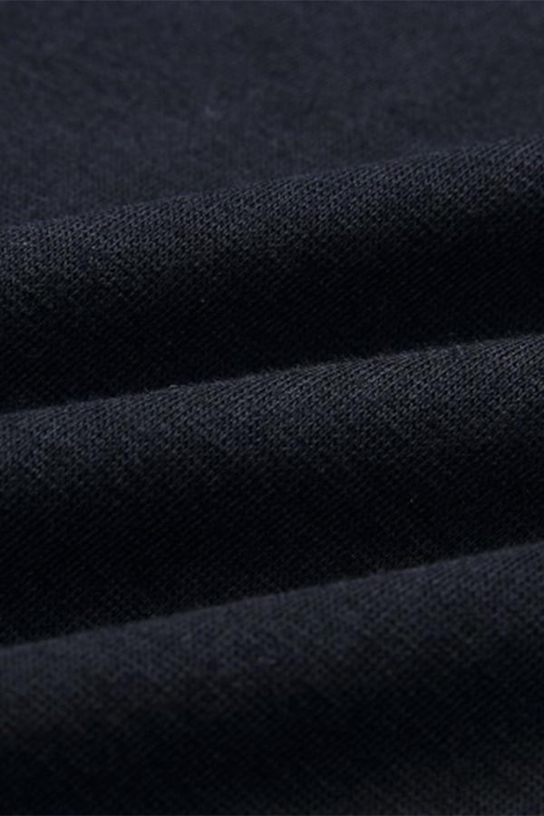 Pure Colour Long Sleeve Pocket Dress