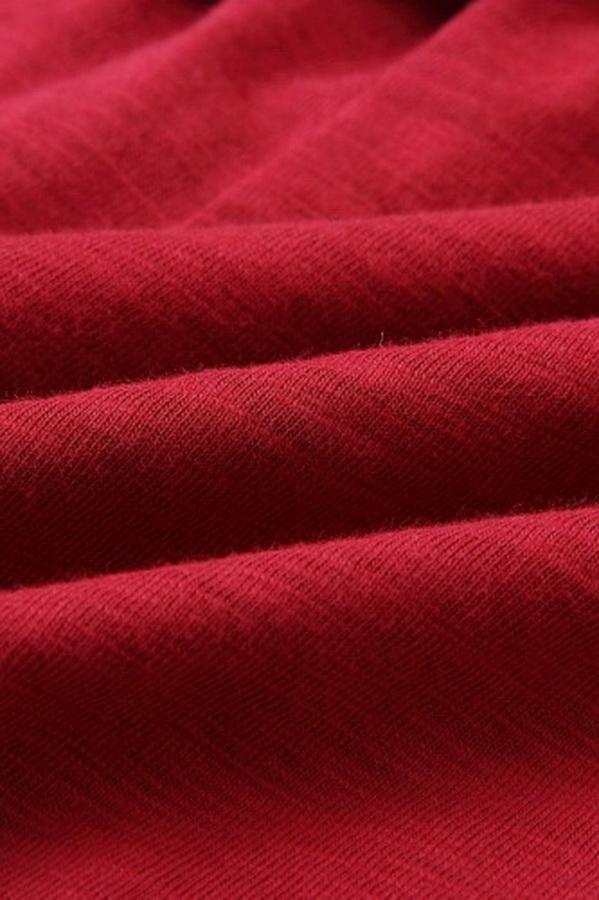 Round-necked Pocket Drawstring Waist Jumpsuit