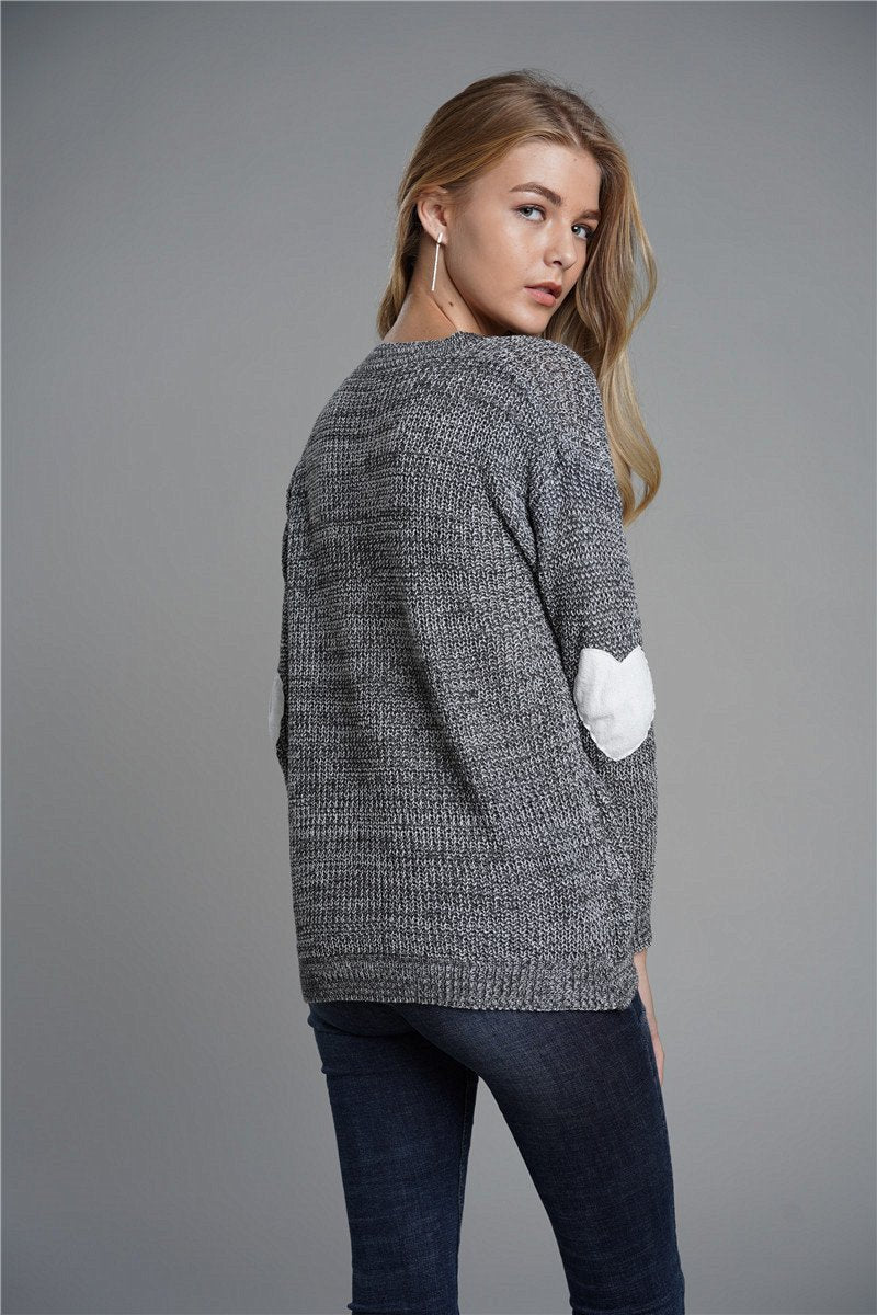 Shape of The Heart Knit Pullover