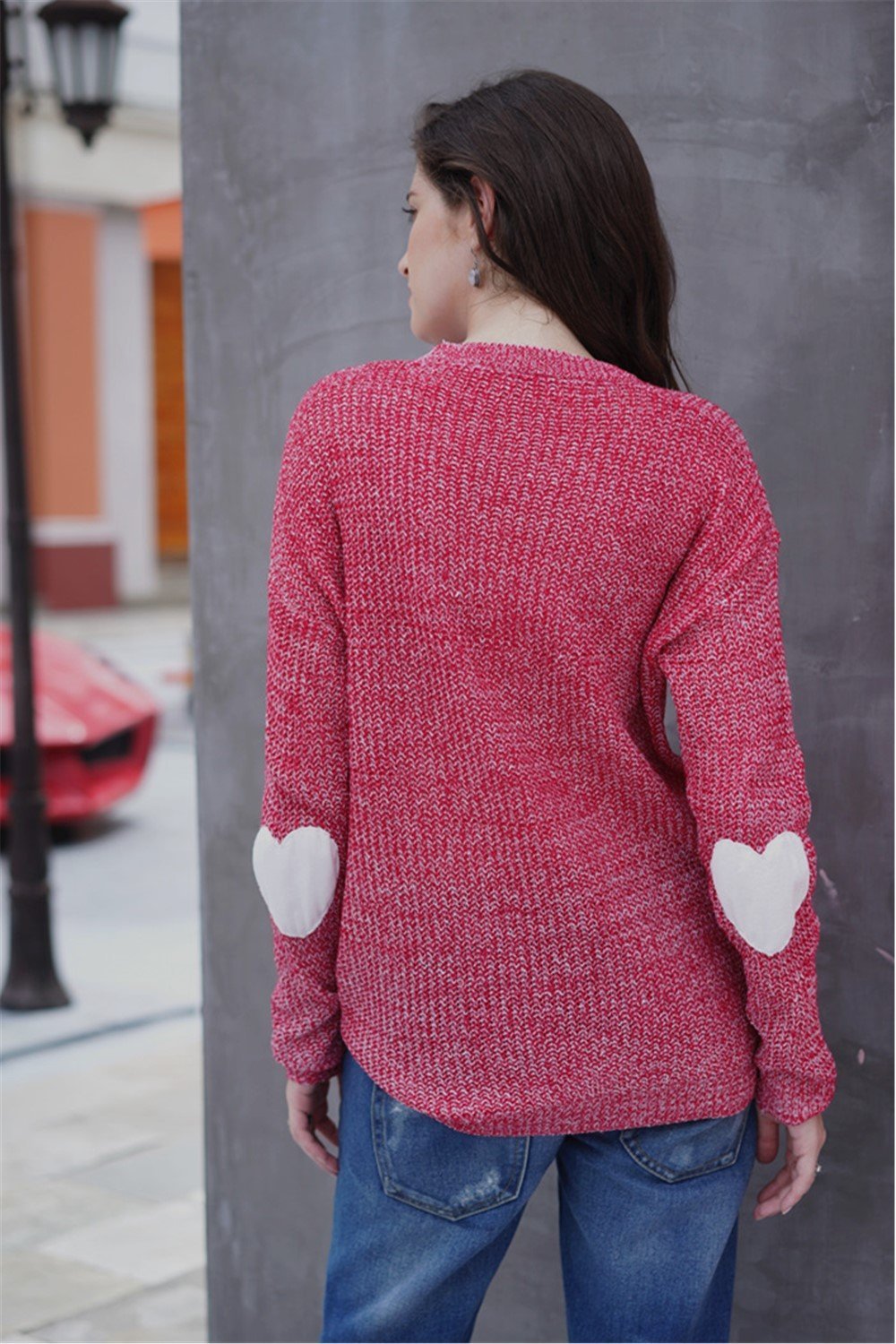 Shape of The Heart Knit Pullover