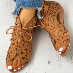 Shoelaces Gladiator Leisure Boot Sandals