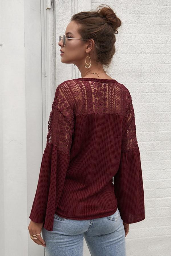 Single Breasted Front Knot Shirt