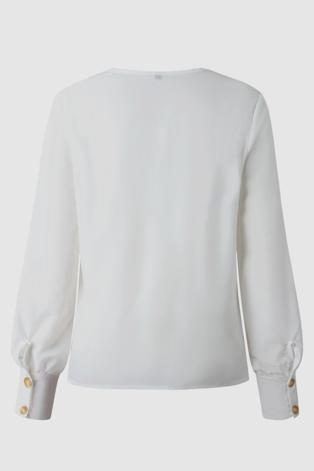 Single Breasted V Neck Shirt