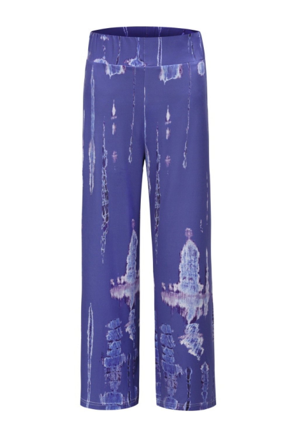 Tie-dyed Printed Wide Legs Pants