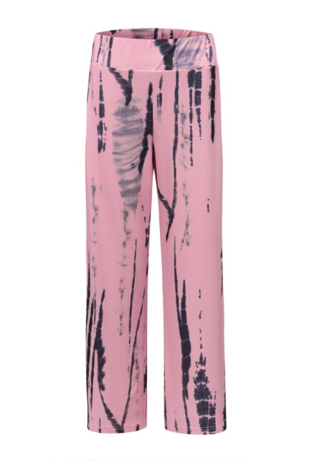 Tie-dyed Printed Wide Legs Pants