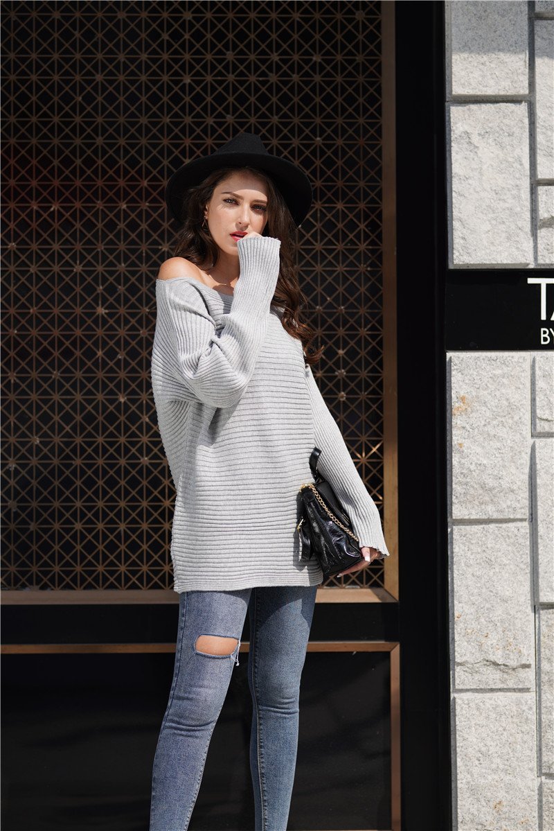 Under The Weather Knit Sweater - Black